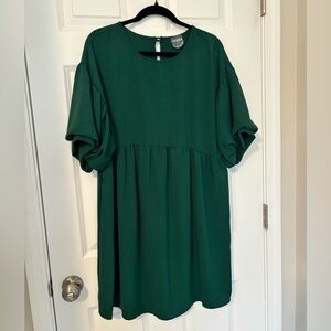ARULA Puff Sleeve Mini Dress